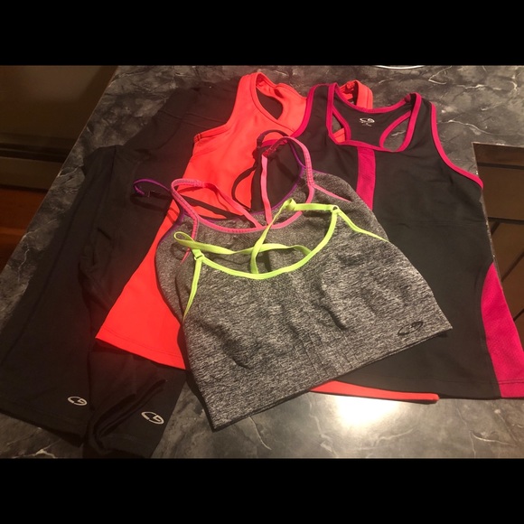 C9 by Champion Tops - CHAMPION C9 workout bundle 7pc leggings bra tops